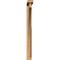 Ekena Millwork Thorton Block Smooth Bracket w/ Offset Brace, Western Red Cedar, 3 1/2"W x 28"D x 40"H BKT0402X28X40THR05SWR - alternate 3